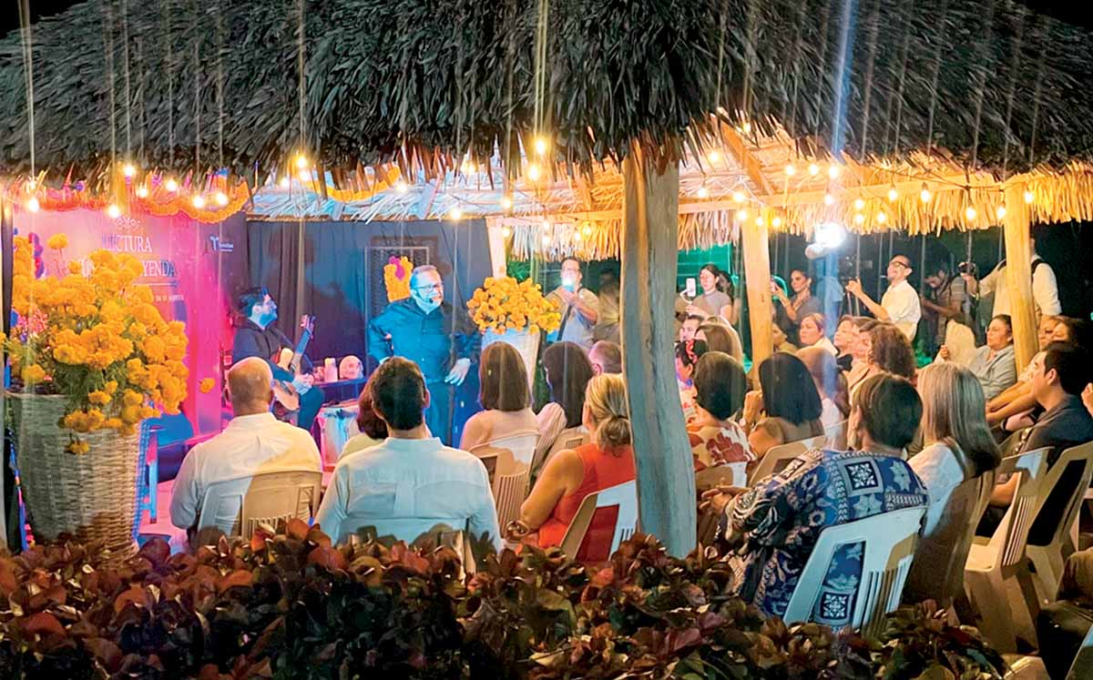 Detalles de la noche de Lectura, Música y Leyenda