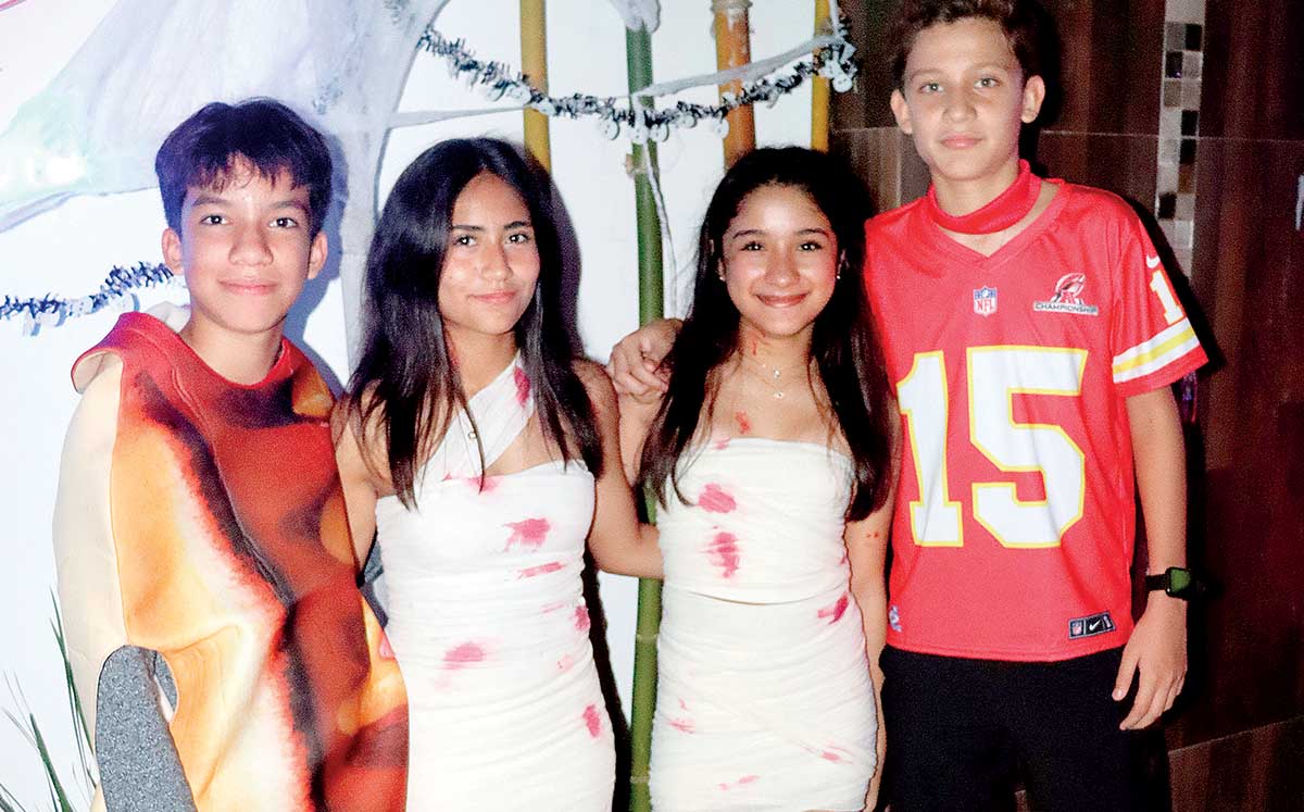 MATHIAS SINENCIO, SARA KERNION, NATALIA CALLEJO Y JOAQUIN JUAREZ nos regalaron sus mejores sonrisas en la Residencia de la familia Navarrete