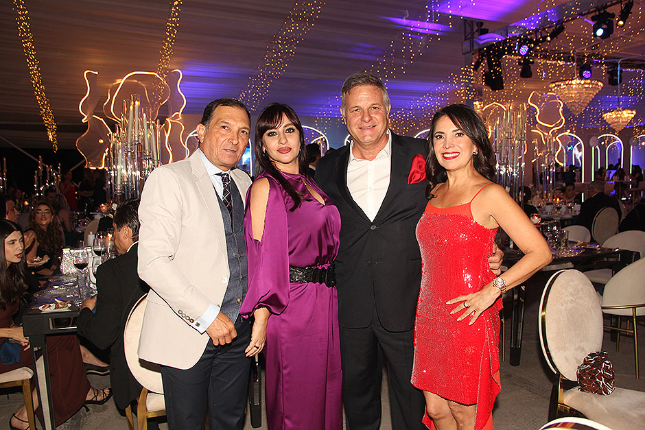 Pepe Navarrete, Anabel Corral, Alejandro Orendain y Mayela Navarrete.
