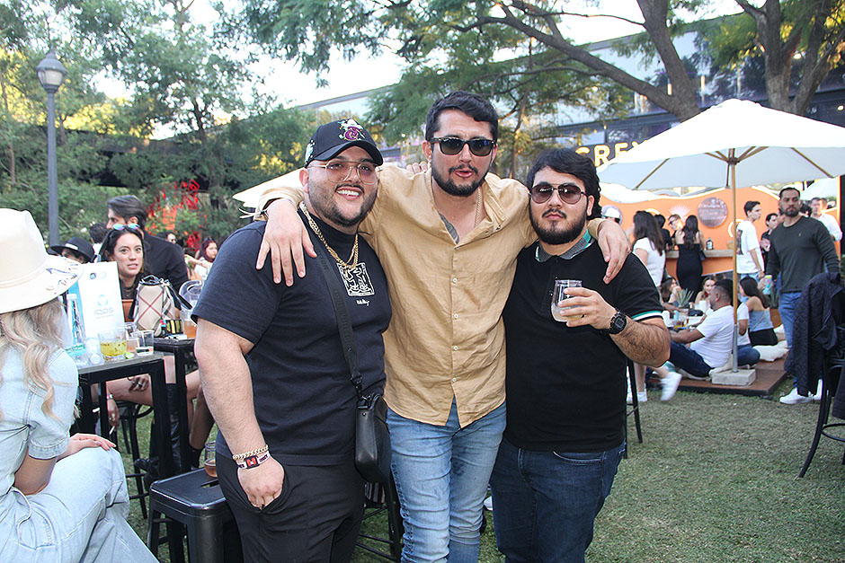 Christián López, Julio Ortega y Leonel Cortejas.