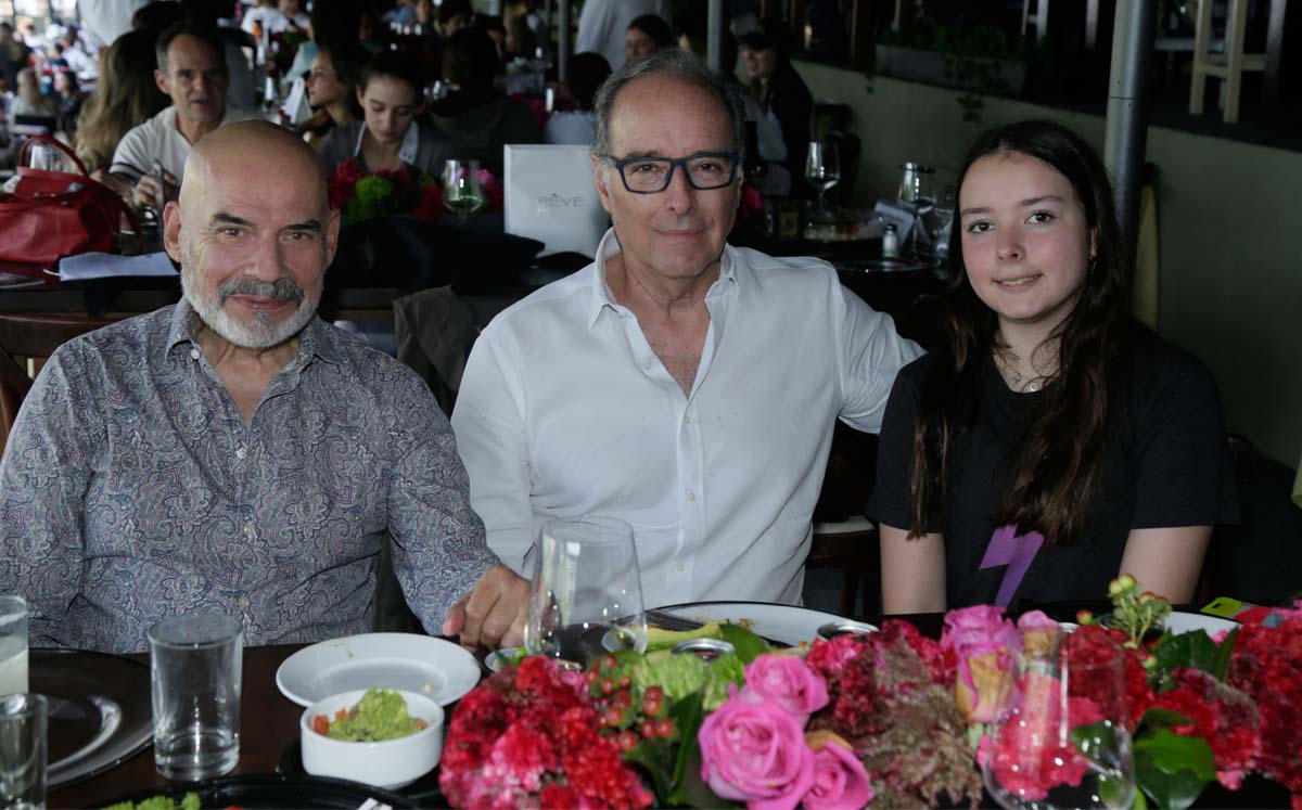 Alberto Villarreal, Carlos Palma y Carolina Elizondo