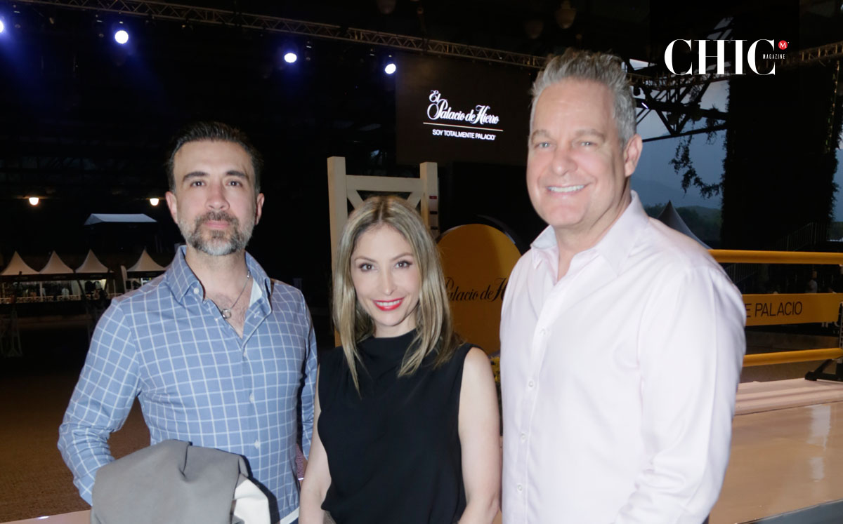 Alfonso Romo, Vanessa Villarreal y Alberto Santos
