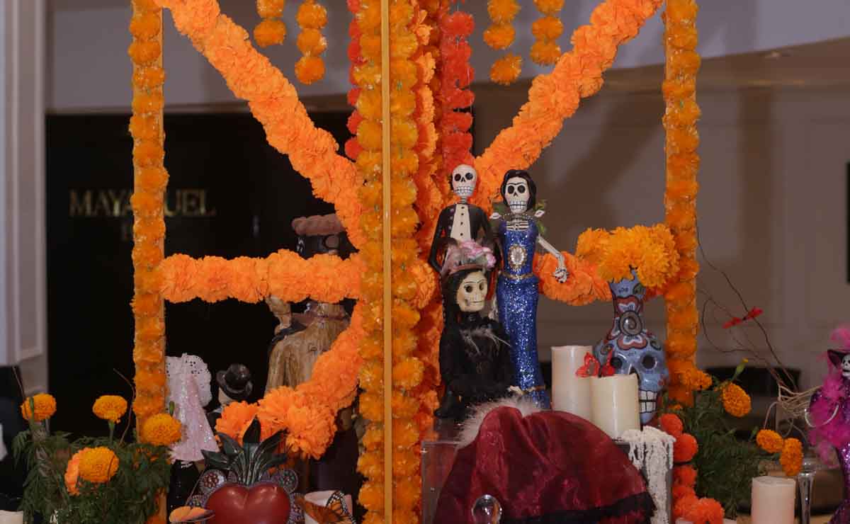 Altar de muertos que decoro el evento / Fotos: Roberto Alvarado
