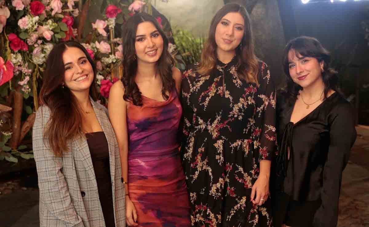 Constanza Pérez, Marcela Lozano, Ángela Garza y Andrea Jameson / Fotos: Daniel Saldívar