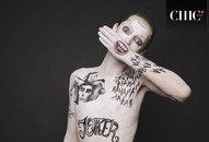 Matías Medrano como The Joker / Fotos: Mark Beas / Makeup: Adrián Ruvalcaba / Dirección de arte: Alfonso Carriquiry