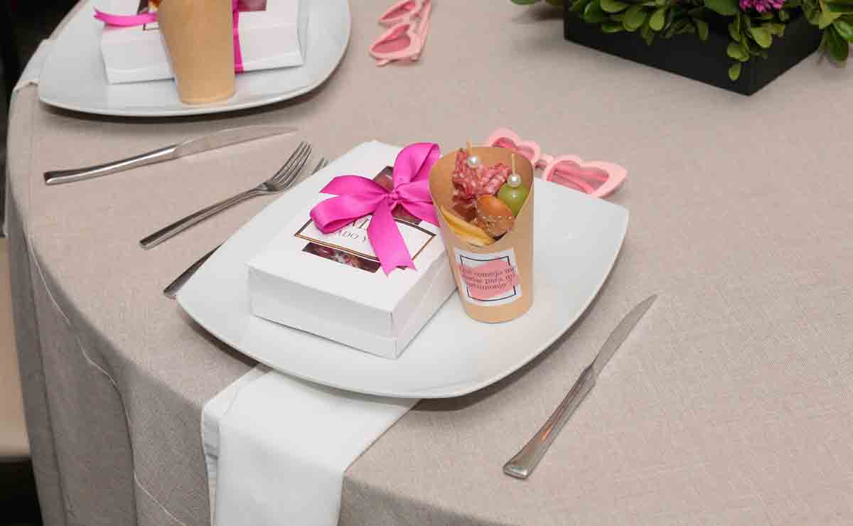 Regalos que ofreció la novia a sus invitadas / Fotos: Daniel Saldívar