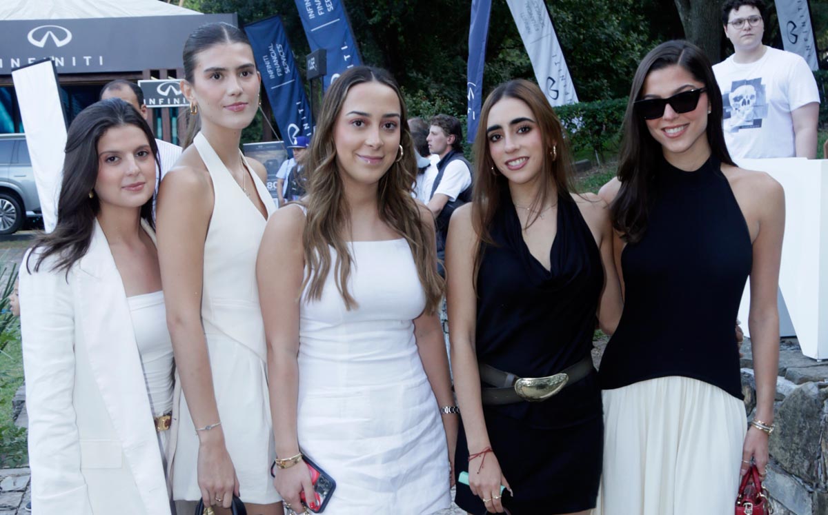Viviana Jaime, Mariana Ledezma, Valeria Elizondo, Ángela Ayala y Eugenia Rodríguez