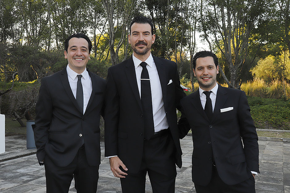 Ulises Dávalos, Alejandro García y Tino Martínez