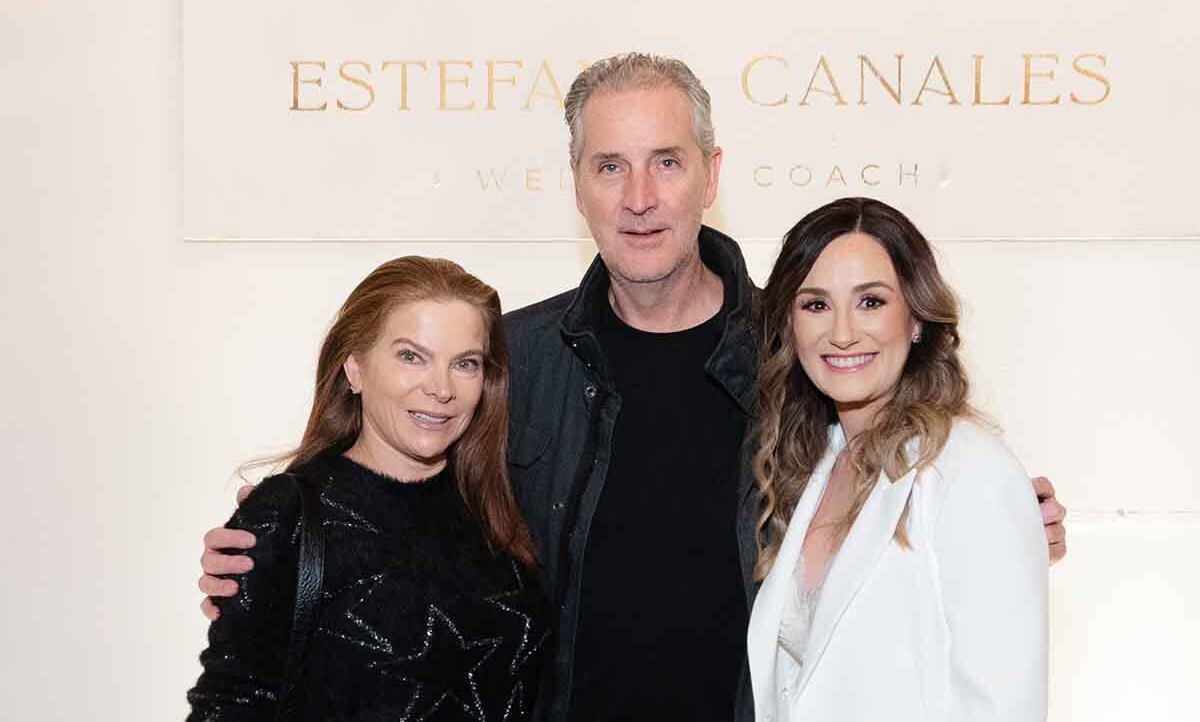 Kato Minutti, Domingo Minutti y Estefanía Canales