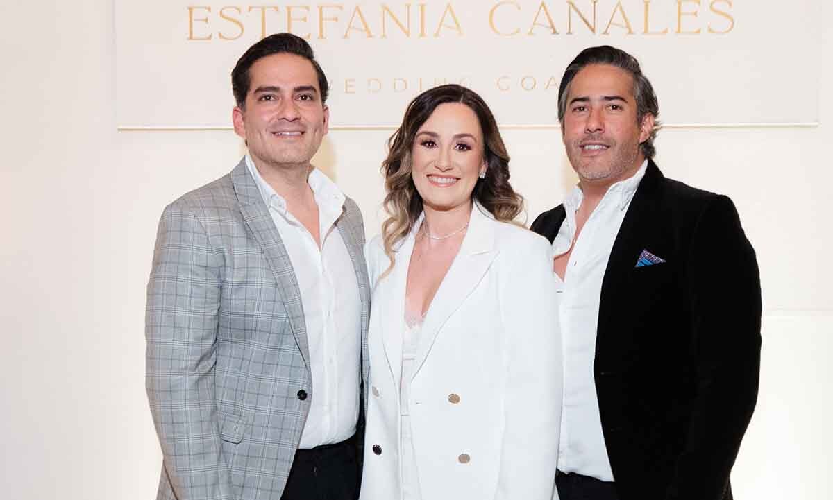Víctor Arceo, Estefanía Canales y Luis Mored