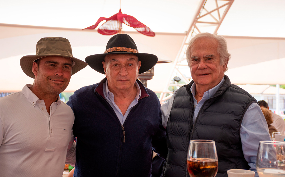 Alberto Sanence, Juan Manuel Cossio y Patricio Zambrano