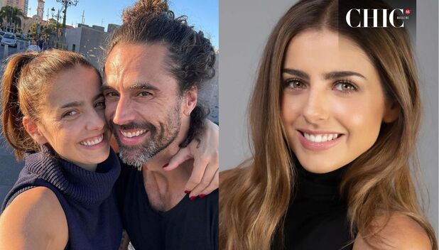 Michelle Renaud y Matías Novoa muestran a su bebé (Instagram)