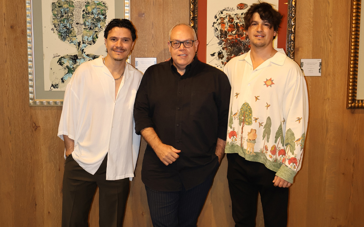 Pepe de la Tejera, José García y HG SCHIAVON