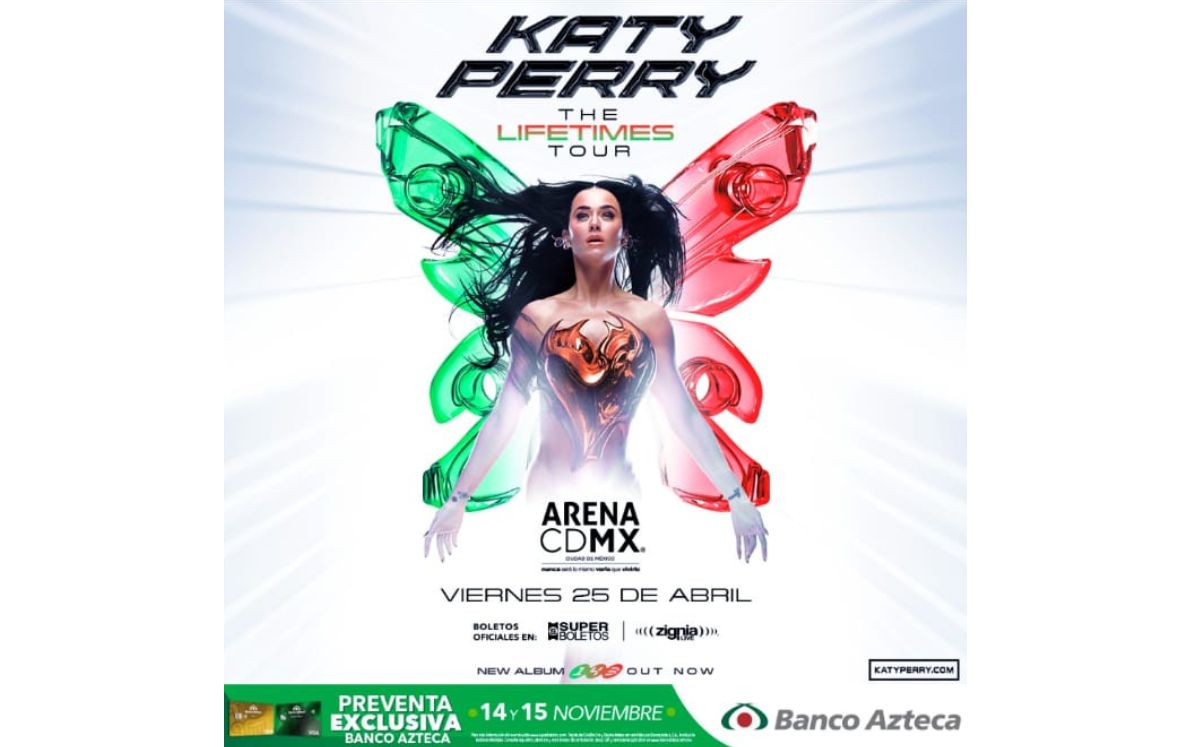 Anuncio oficial de Katy Perry en México (Arena Ciudad de México)