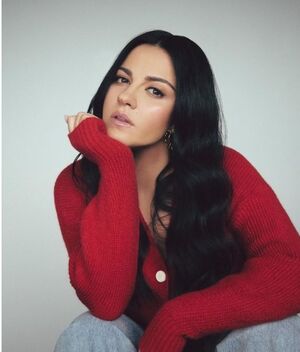 Maite Perroni manda mensaje por polémica de Ángela Aguilar y Nodal (Foto: Instagram/Getty)
