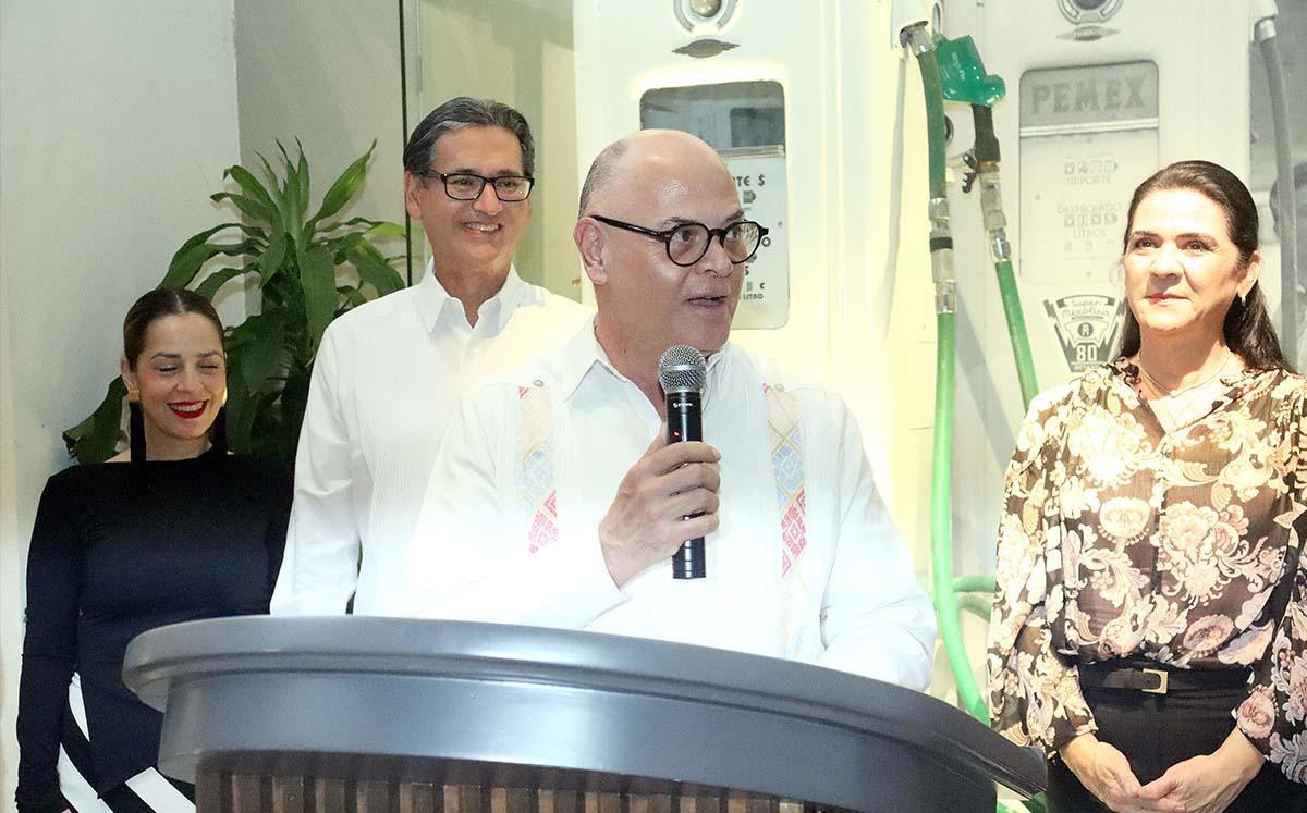 HÉCTOR ROMERO, Director del Instituto Tamaulipeco para la Cultura y las Artes  dio unas palabras de bienvenida