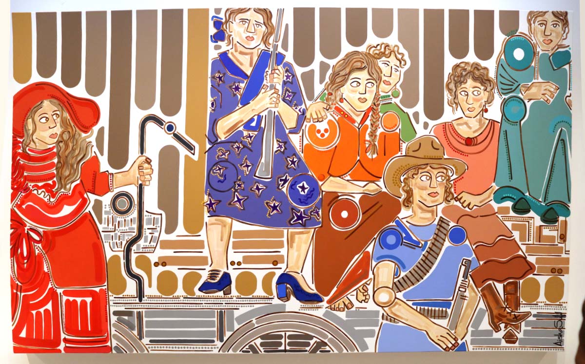 Re dibujando los Recuerdos de la artista Aisha Sufé