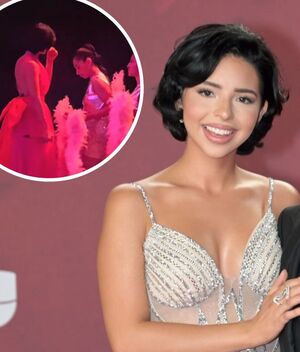 Hacen llorar a Ángela Aguilar en los Kids' Choice Awards México (Foto: Tiktok/Getty)