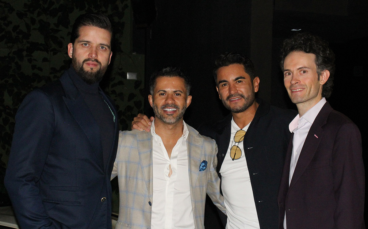 Camilo Sarmiento, William Da Silva, Carlos Fernández y Rafa Picard