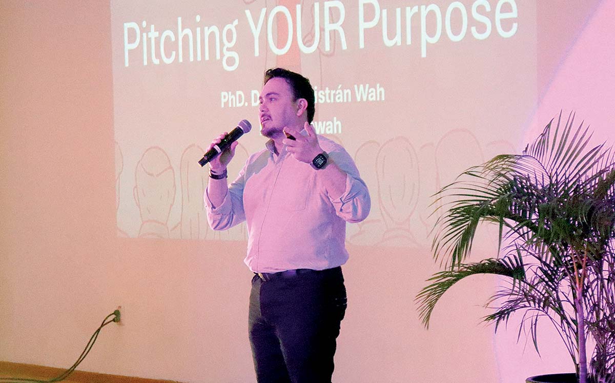 Conferencia Pitching YOUR Purpose por David Wah