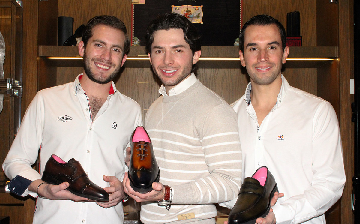 Eugenio Salado, Steve Alaniz y Pablo Rubello