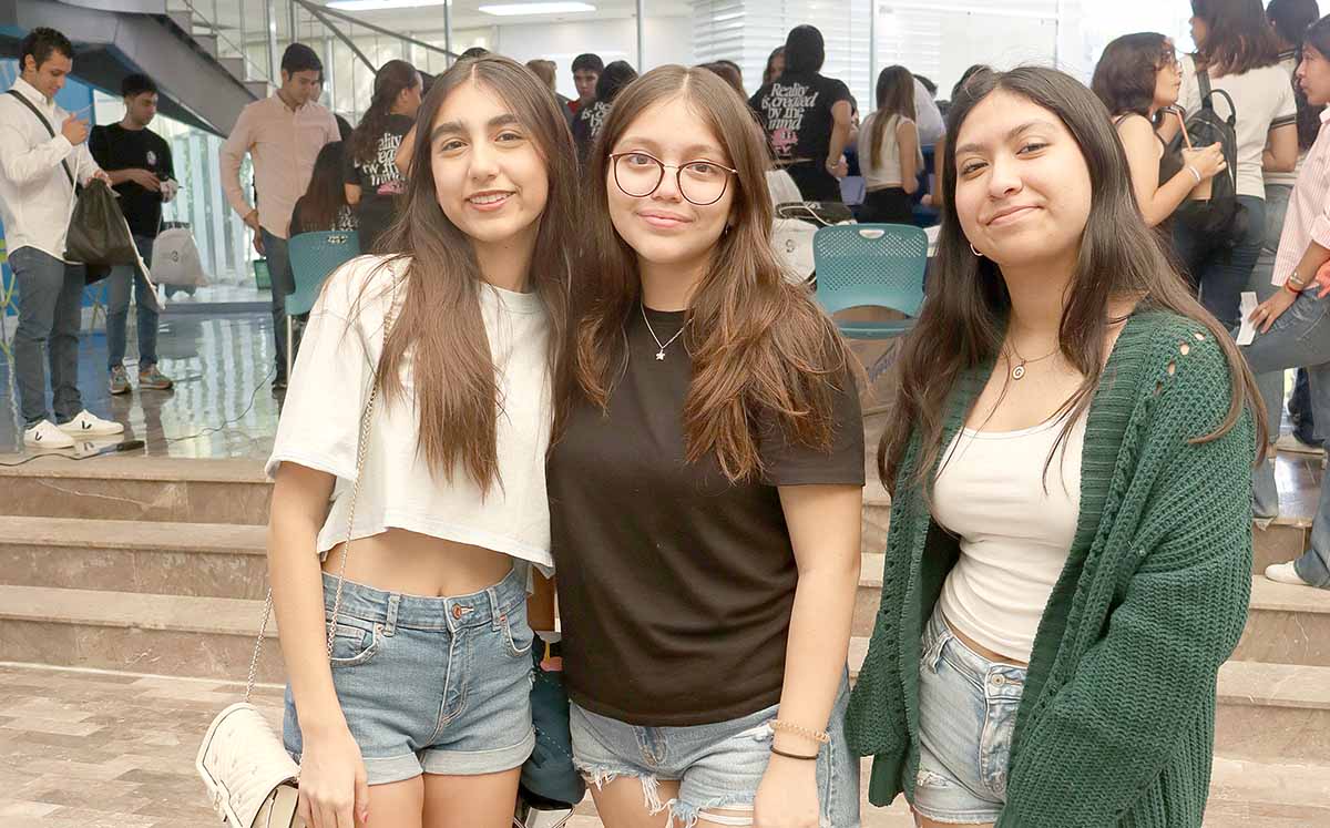 PAULINA SILVA, YARA HERNÁNDEZ Y GIADA LUNA presentes en el Tecnológico de Monterrey