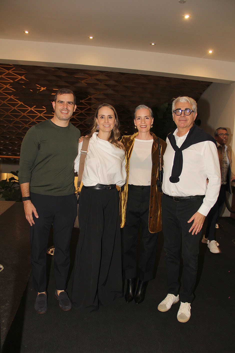 Luis Larios, Julika Roux, Valentina Balardi y Daniel Aguilar.