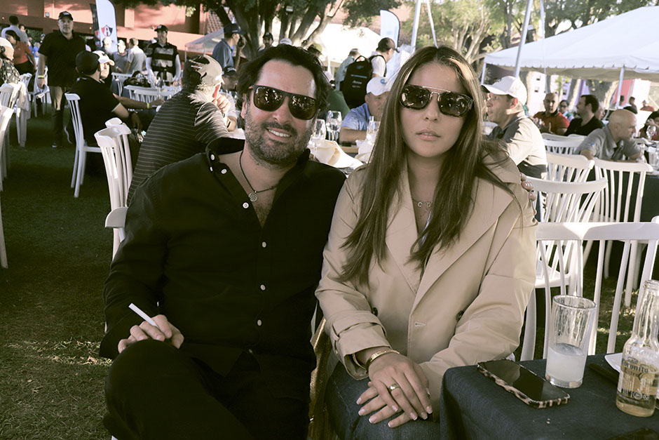 Enrique Robles y Carolina Crowley