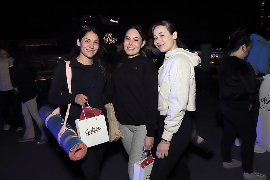 Marcela Casal, Vanessa Porras y Marlene Romo