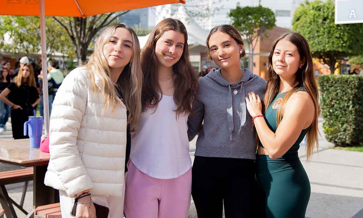 Viridiana Peña, Laila Figuero, Camila Sánchez y Samantha Torres
