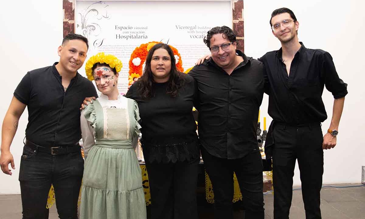 Aldair Olvera, Mariana Guevara, Fabiola Zuñiga, Héctor Cortés y Azem Rodríguez