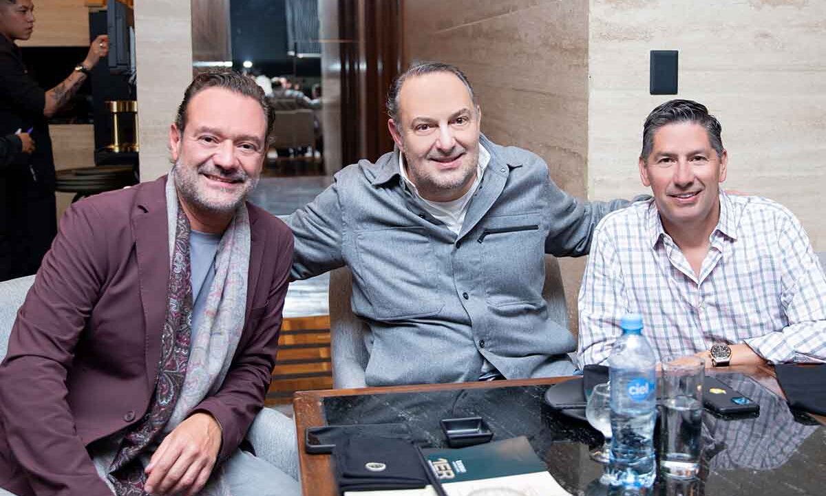 José Antonio Encinas, Juan José Corral y Jesús Verdín
