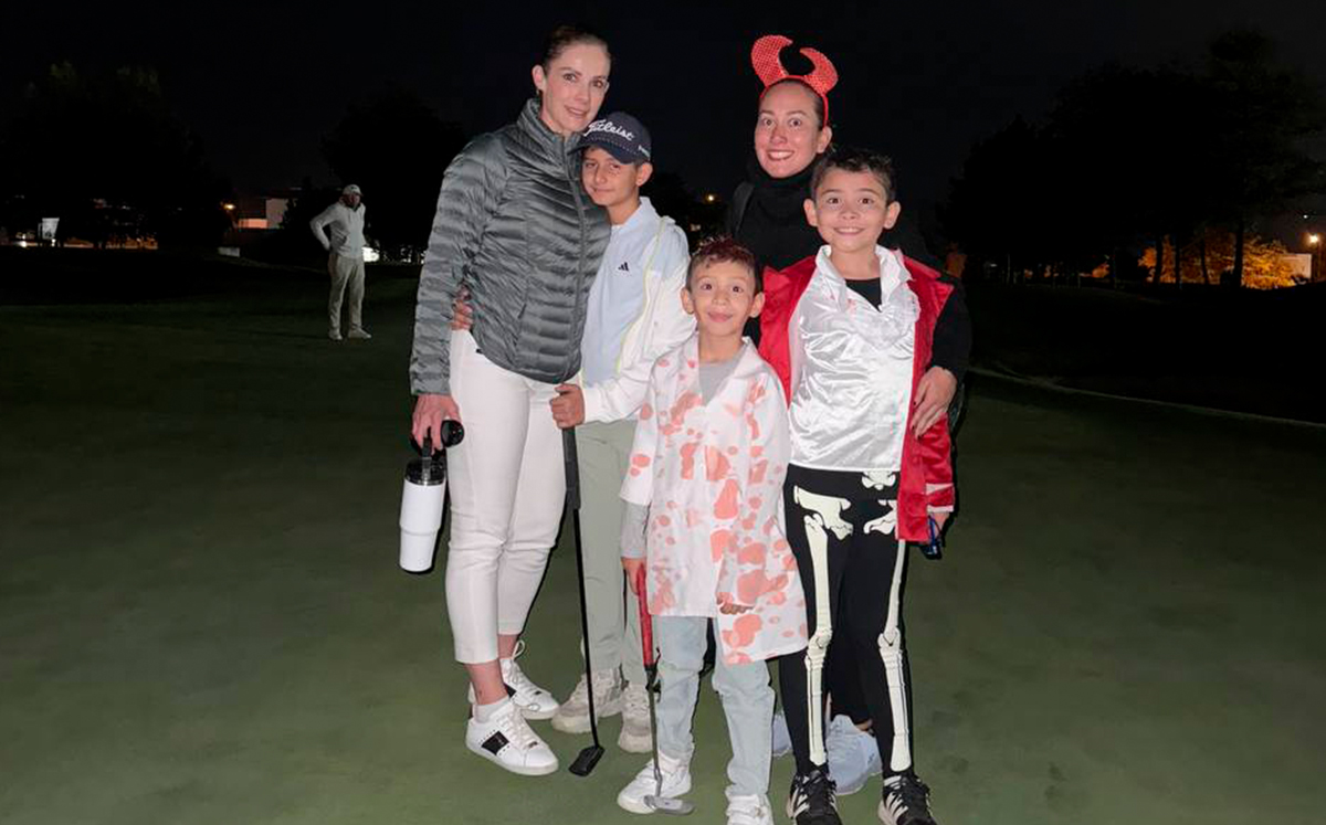 Cristina Durán, Sebastián Muñoz, Lourdes Reyes, André y Santiago Contreras