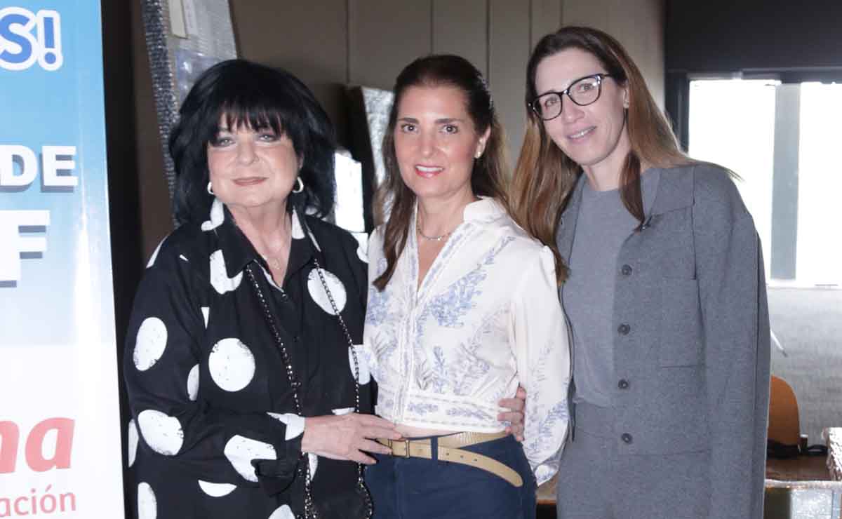 Emely Canavati de Assad, Lorena Kalifa de Assad y Mónica Fernández de Assad / Fotos: Roberto Alvarado
