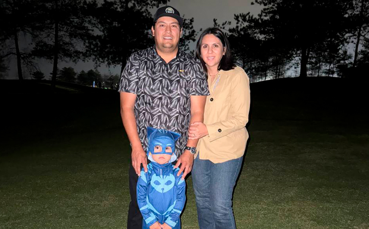 Rodrigo Méndez, Renzo Méndez y Leslie Honor