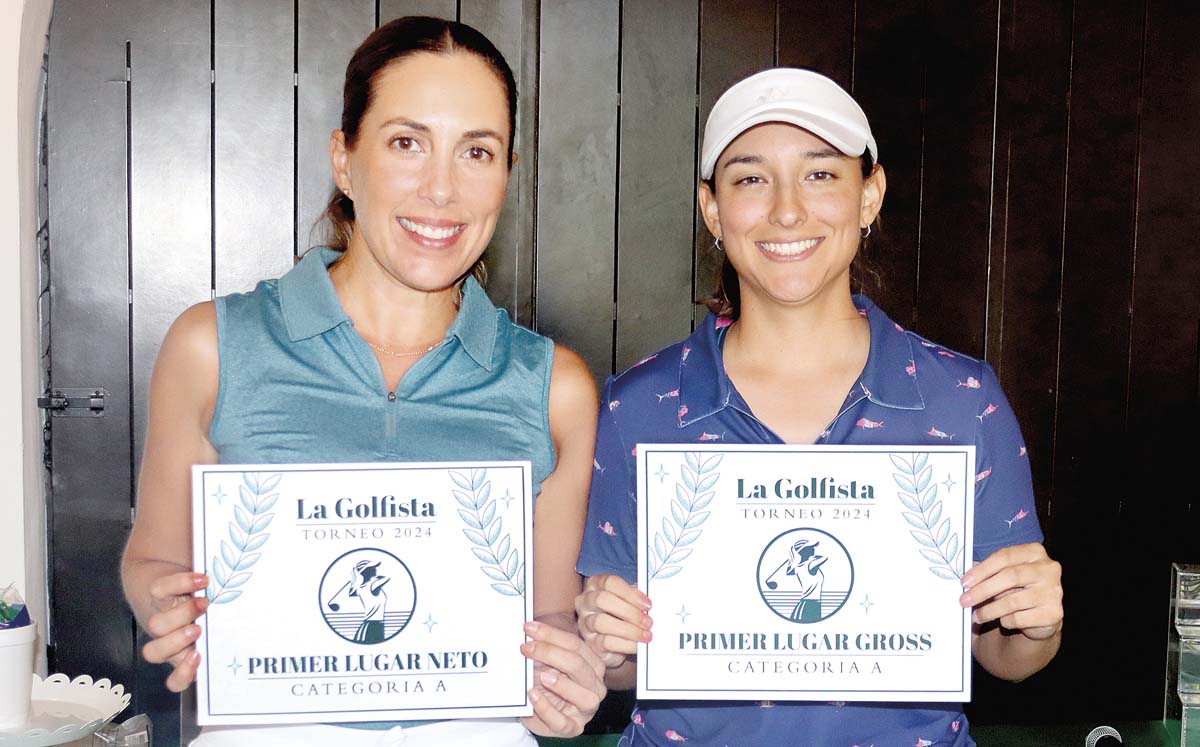 ISABEL CASTRO y LORENA BARRERA mostraron sus mejores swings en el green