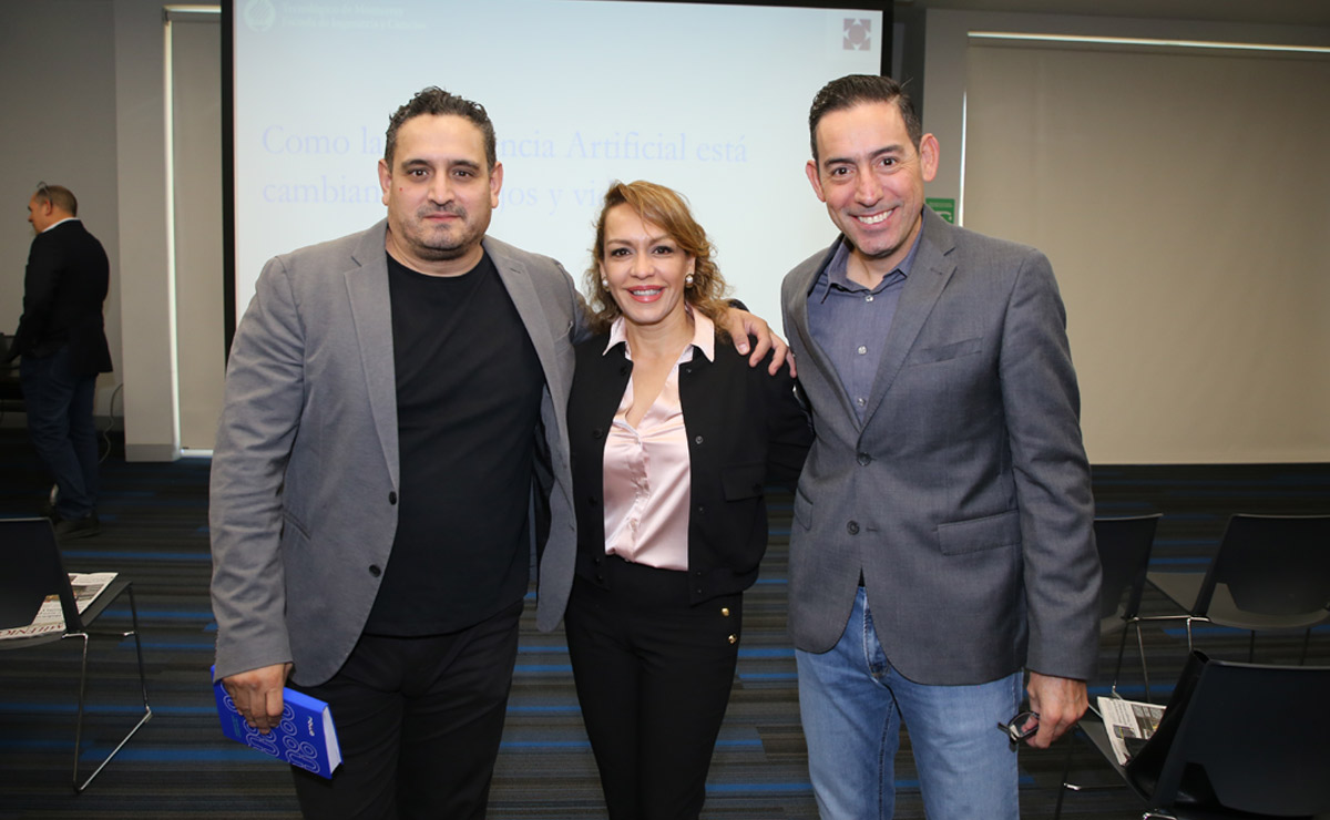 Jorge, Maricarmen y Alfonso