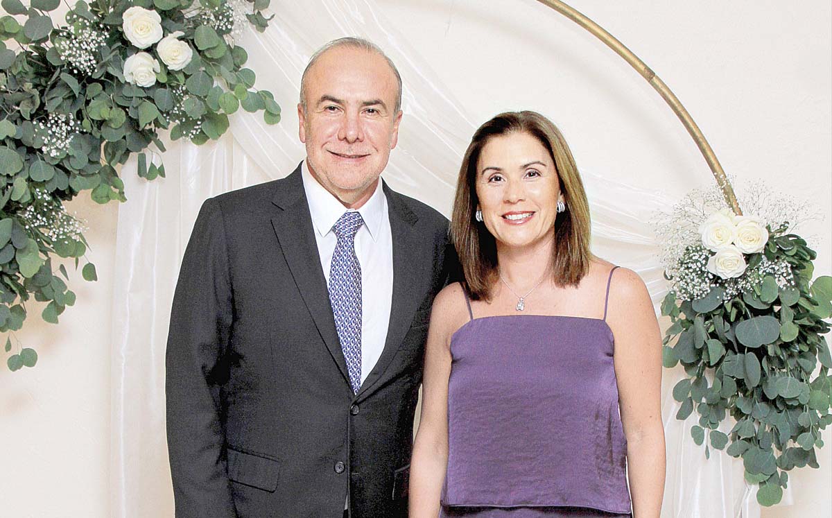 JOSÉ RÁBAGO Y CARMELITA DE RÁBAGO degustaron de un menú italiano