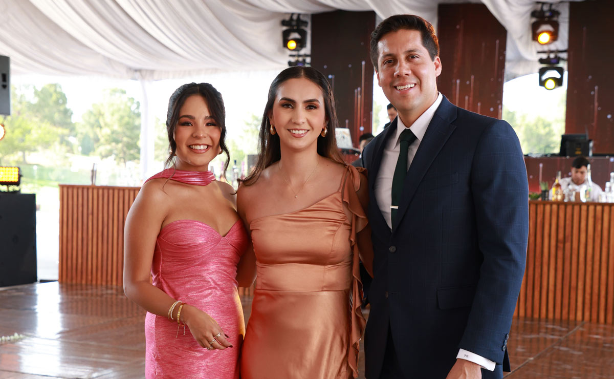 Marlene, Paulina y Ricardo