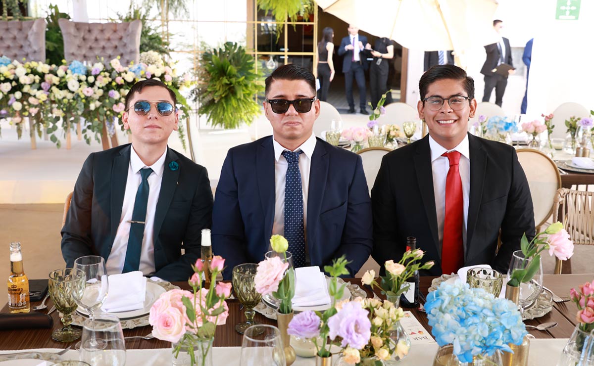 Mauricio, Luis y Sebastián