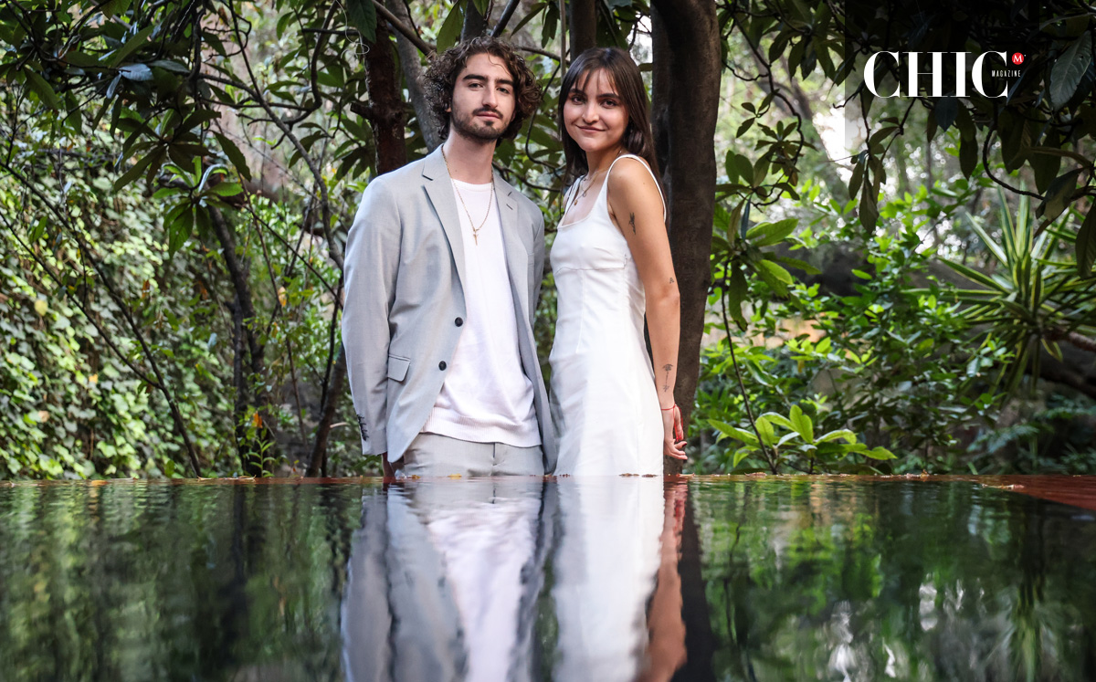 Ellos son Silverio Camarena y Andrea Mares, productores del documental El color de la luz, sobre Luis Barragán. (Fotos: Rodrigo A. Truqui)