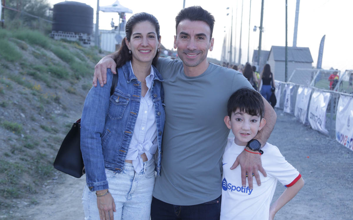 Cecy González, José Luis Pérez y Gael Pérez