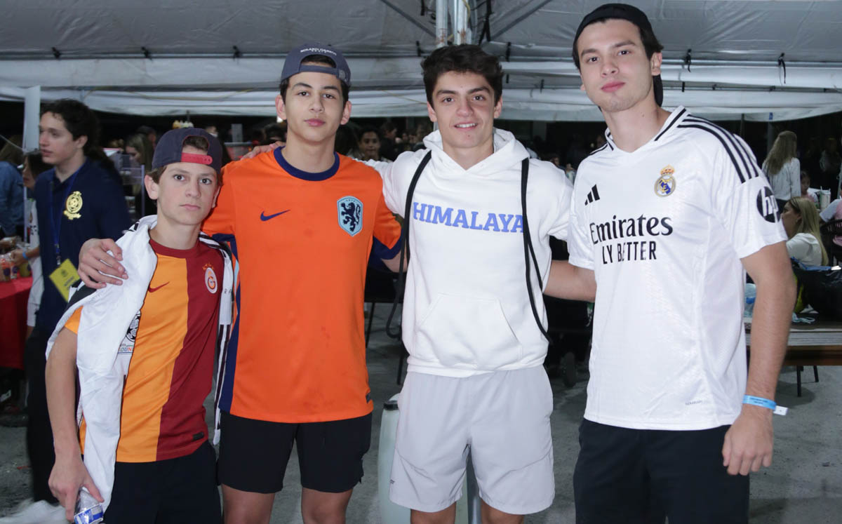 Daniel Reyes, Santiago Servello, Gonzalo Boesch y Pablo González