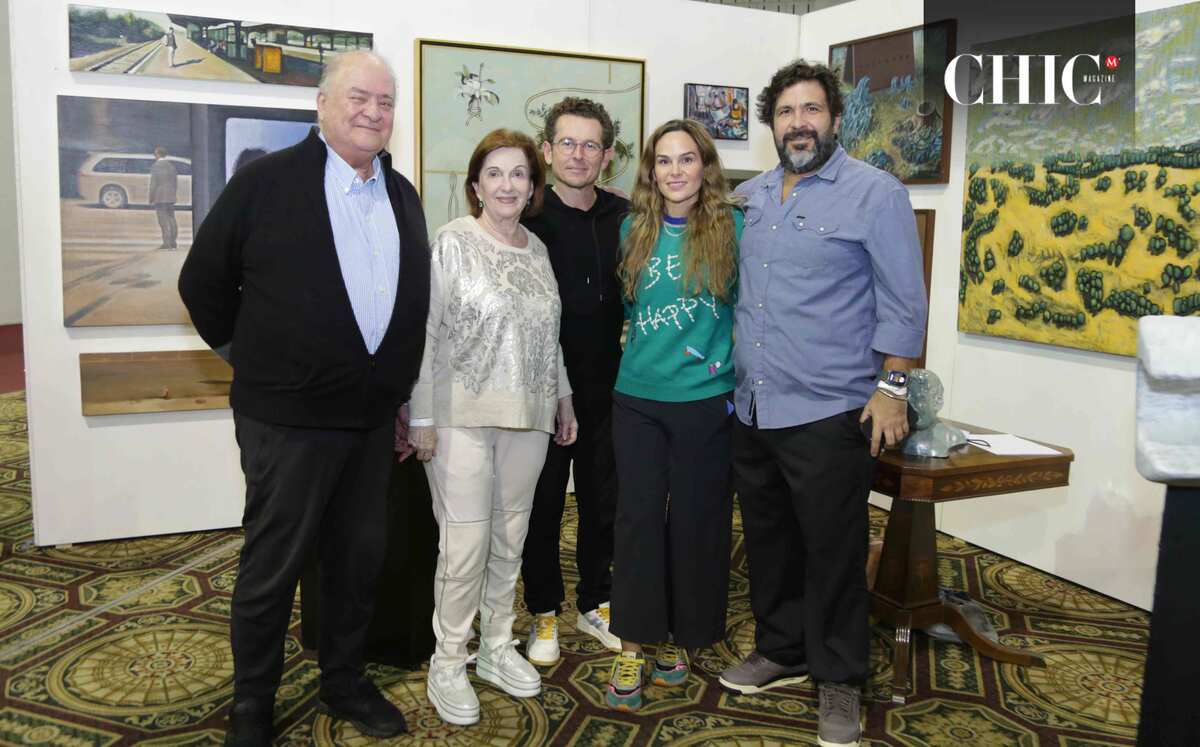Juan Celada, Carmen Garza de Celada, Francisco González, Paola Celada e Isaac Sepúlveda. Fotos: Roberto Alvarado