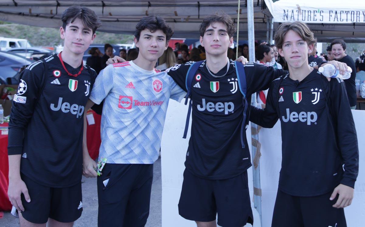 Pedro Pompa, Juan José Zubiría, Mateo Guzmán y Gilberto Tamez
