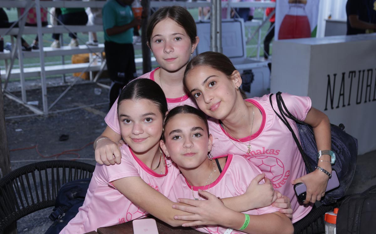 Regina Garza, Catalina González, Paulina Páez y Paulina Zambrano