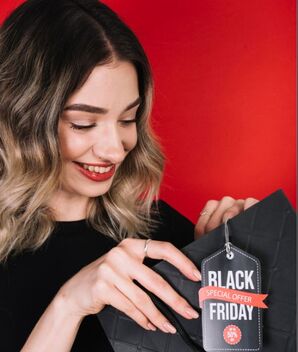 Conoce cuál es el más barato: Black Friday, Buen Fin o Cyber Monday (Freepik)