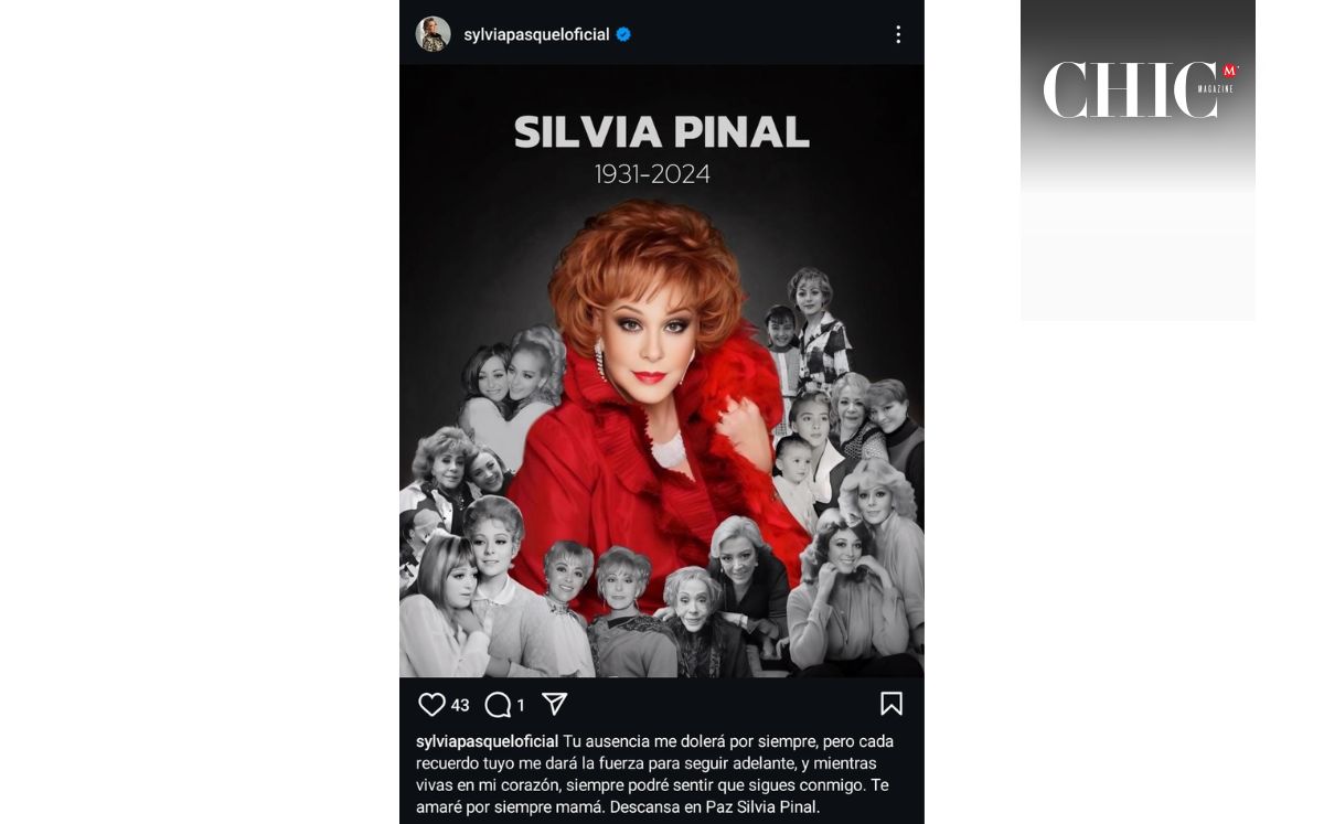 Así es el mensaje de despedida de Sylvia Pasquel (Foto: Instagram)