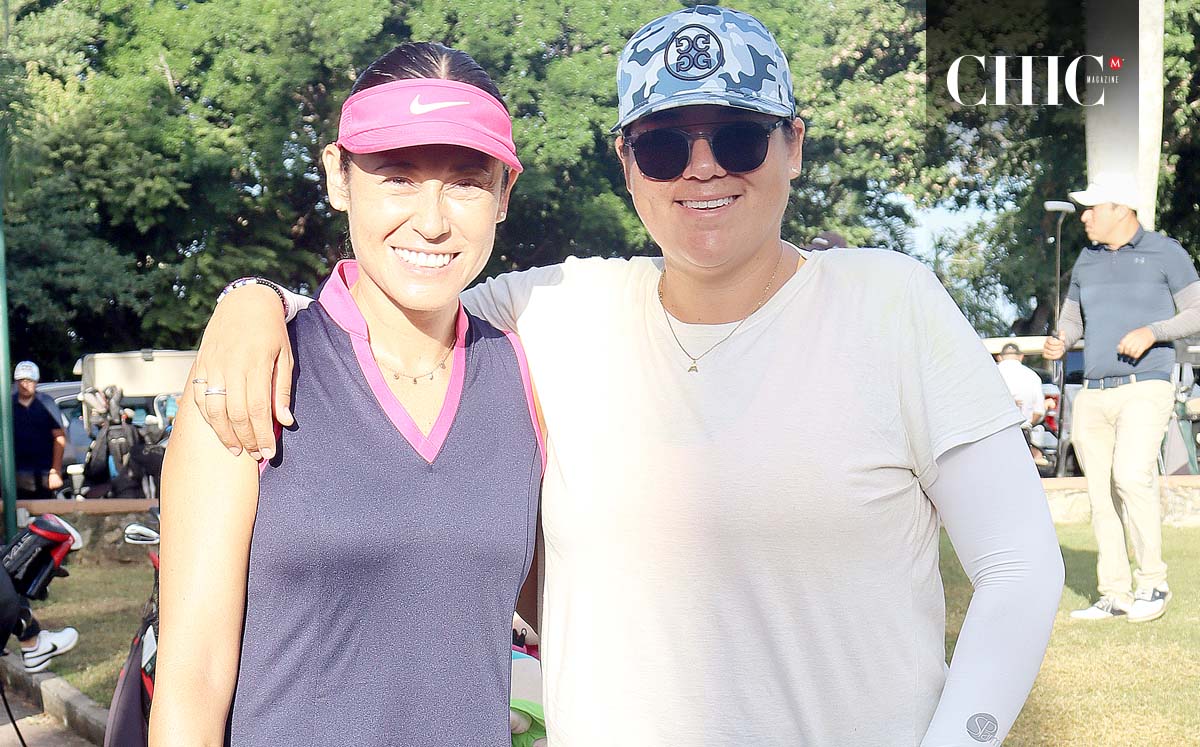 ALE HAMELLUS Y ALICIA MALAGON llegaron puntuales al torneo