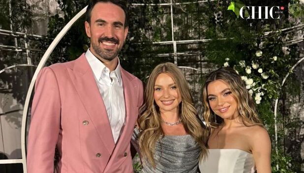 Irina Baeva roba cámara con exclusivo vestido en la boda de Sofía Castro (Foto: Instagram)